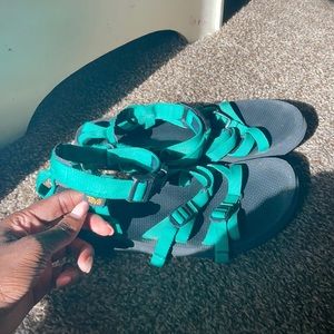 Real Teva multi strap sandals fits 9.5/10 women’s